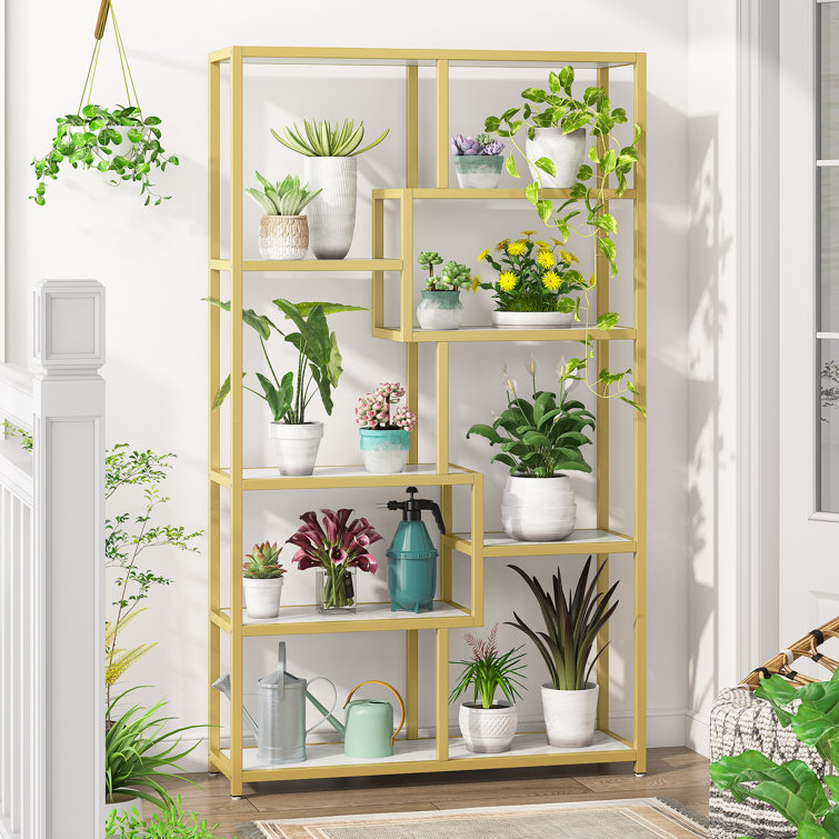 Contemporary bookcases top and shelves